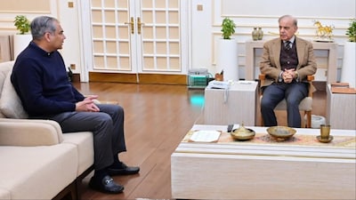 PCB chairman Mohsin Naqvi trolled. (Picture Credit: X/@PakPMO)