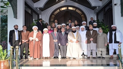 During the meeting, Prime Minister Sharif reiterated the military’s 'principled position' on Kashmir and vowed to 'drown terrorism in the Indian Ocean'. Image/News18