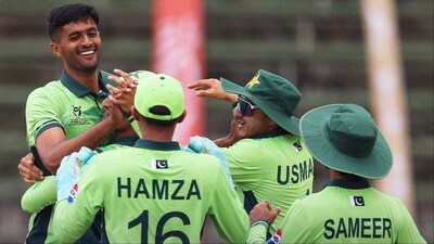 Pakistan beat New Zealand by 8 wickets. (Picture Credit: X/@ICC)