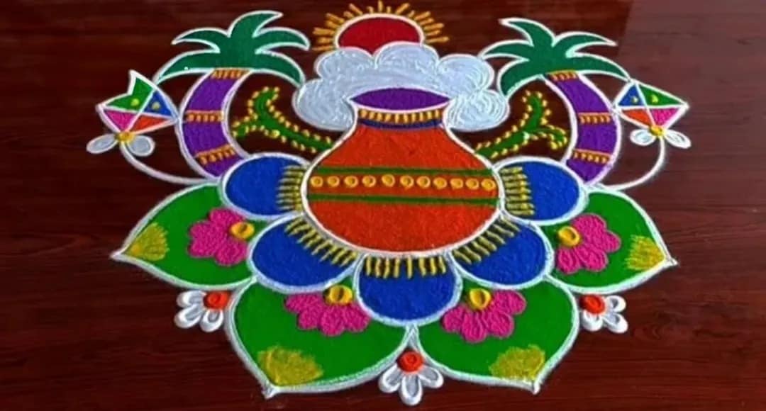 Pongal Kolam Rangoli Designs 2026: 10 Latest & Beautiful Designs for Pongal