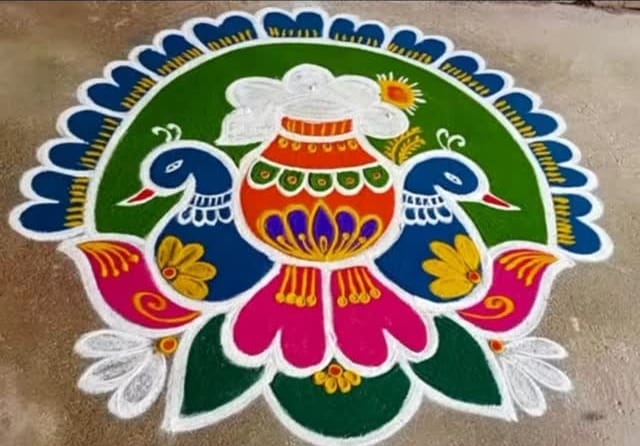 Pongal Kolam Rangoli Designs 2026: 10 Latest & Beautiful Designs for Pongal