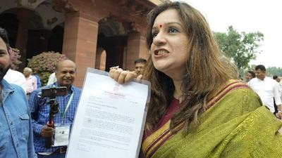 Priyanka Chaturvedi accused X’s Grok AI of enabling non-consensual sexualisation of women’s images and called for immediate intervention to protect online dignity and privacy. (IMAGE: PTI) 