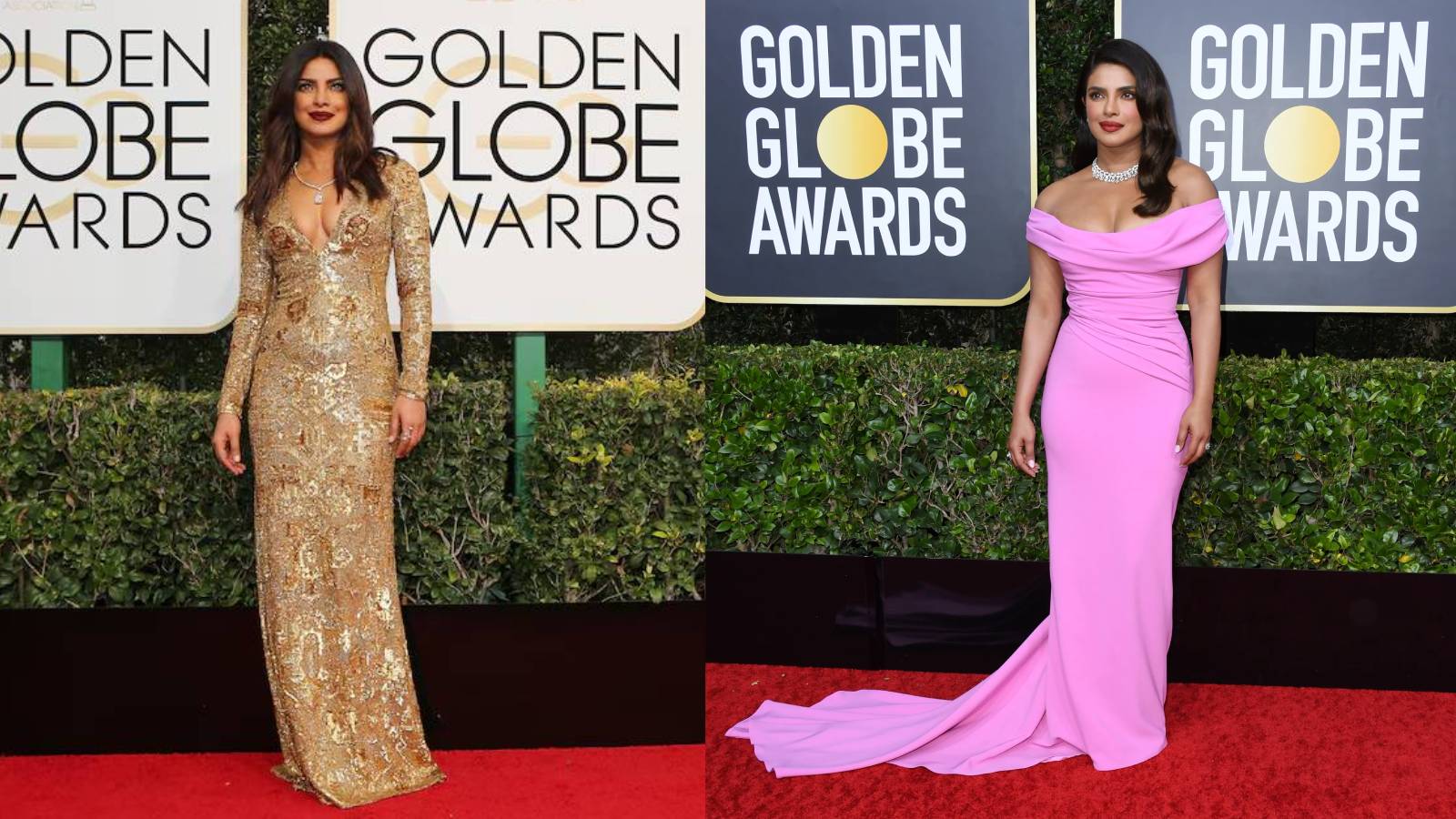 priyanka golden globe dress Priyanka Chopra Trades a Mini for the Golden Globes Corset Gown Trend at an  After Party