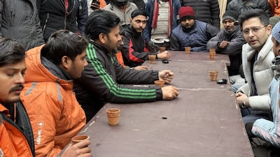 The former NITI Aayog chief’s remarks came after AAP MP Raghav Chadha met delivery workers protesting working conditions in Delhi on New Year’s Eve. (IMAGE: X/@raghav_chadha)