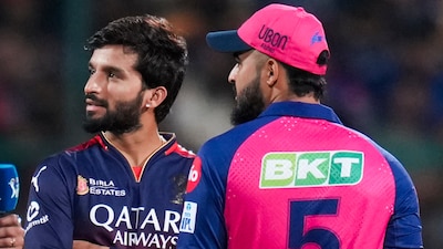 Rajasthan Royals and Royal Challengers Bengaluru in the IPL (PTI)