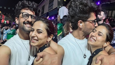 Ravie Dubey drops love-filled pictures with Sargun Mehta. (Photos: Instagram)