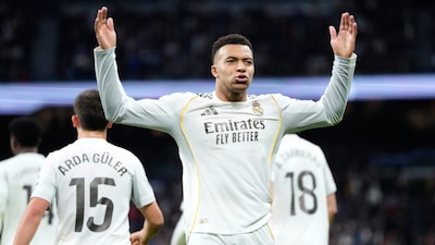 Real Madrid's Kylian Mbappe (AP)