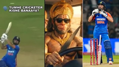 Rinku Singh's posts AI video of Hindu deities (X and PTI)