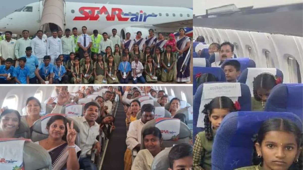 Karnataka Headmaster Funds Students' First Flight