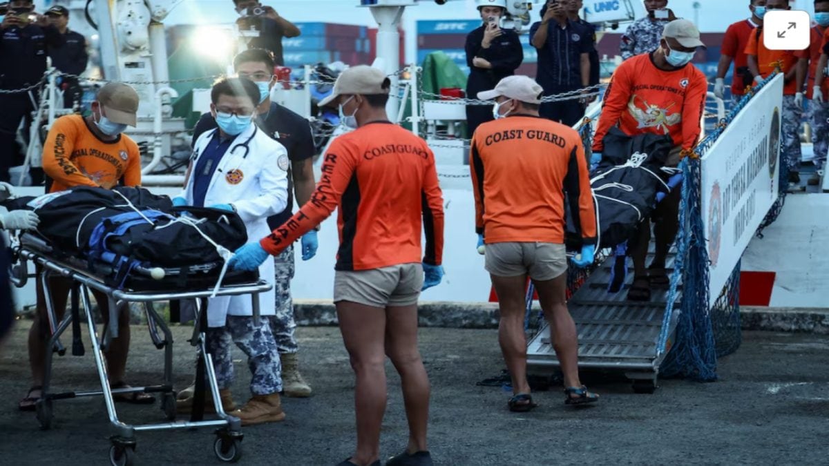 13 Killed, Several Missing As Ferry With Over 350 Aboard Capsizes In Philippines