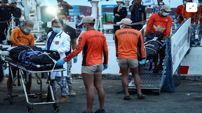 A ferry with 350 aboard sank near an island in Philippines (Image credit: Reuters)