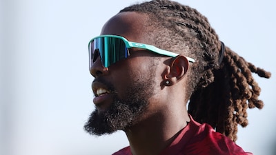 West Indies Shamar Springer is one half of this history.(AFP Photo)