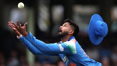 Shreyas Iyer's participation in ODI series against New Zealand depends on fitness clearance. (Picture Credit: AFP)