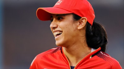 Smriti Mandhana becomes 1st player to score 100 in WPL. (Picture Credit: Sportzpics)