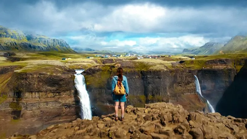 Stranger Things Finale: Did Eleven Stand At Iceland's Haifoss Waterfall?