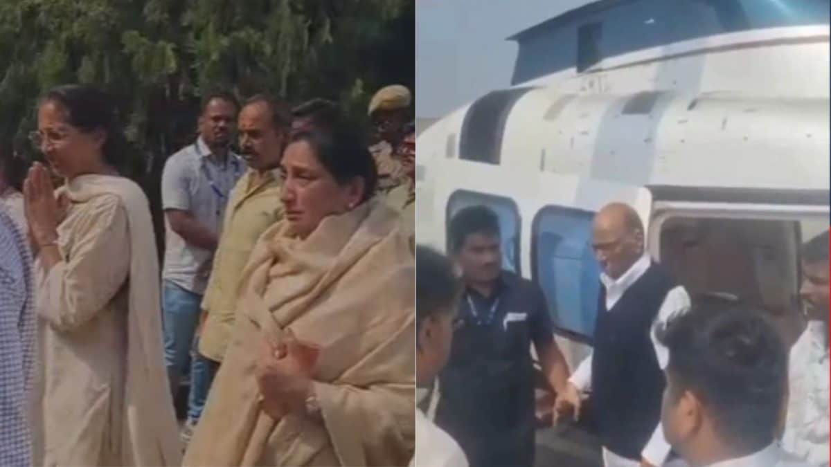 Ajit Pawar's Death: Sunetra Pawar, Supriya Sule Break Down; Sharad Pawar Reaches Baramati