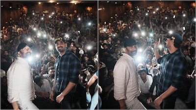 Border 2 Stars Sunny Deol, Ahan Shetty Surprise Fans At Mumbai’s Gaiety Galaxy