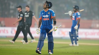 Suryakumar Yadav explains why India played 4th T20I with six batters. (Picture Credit: AP)