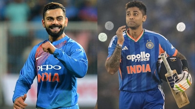 Suryakumar Yadav breaks Virat Kohli's record of highest score by Indian captain in T20Is against New Zealand. (Picture Credit: AFP)