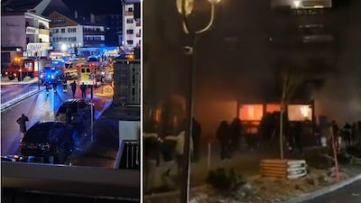 Jacques Moretti insists Le Constellation in Crans-Montana followed safety rules after a New Year’s Eve fire killed 40 and injured 119. (IMAGE: @OsiOsint1/X)