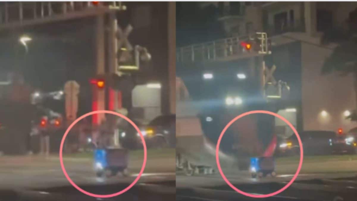 Chinese Delivery Robot Crushed By Train In Miami | Watch