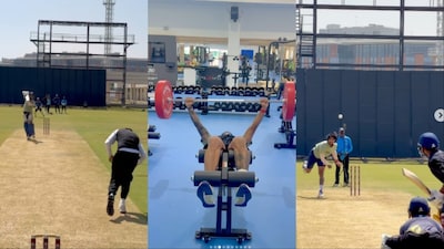 Tilak Varma starts batting and bowling in nets. (Picture Credit: Screengrab)