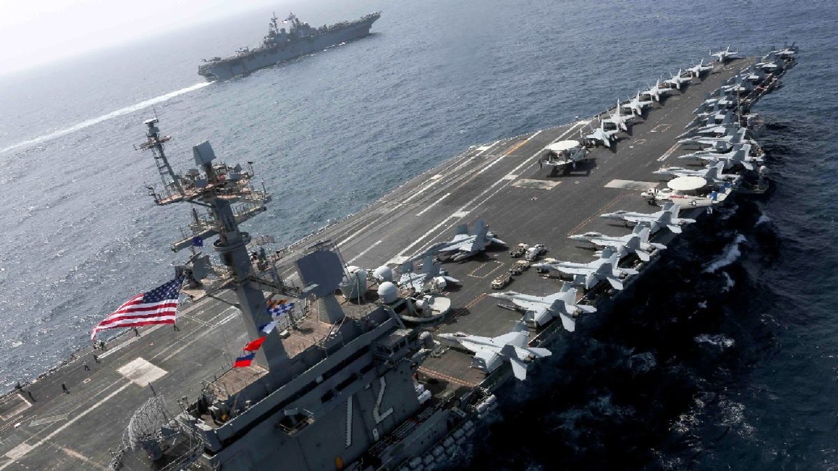 US Repositions Carrier Strike Group To West Asia As Unrest Grips Iran