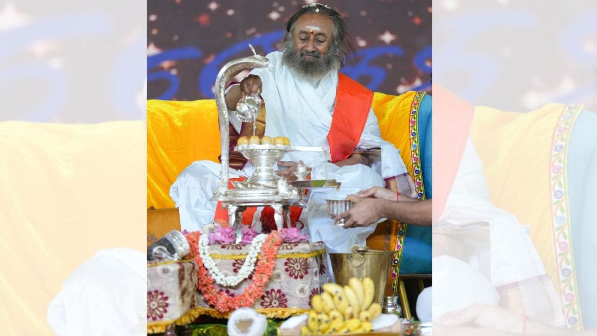 Art Of Living Marks 45th Year With Grand Somnath Jyotirlinga Maha Rudra Puja