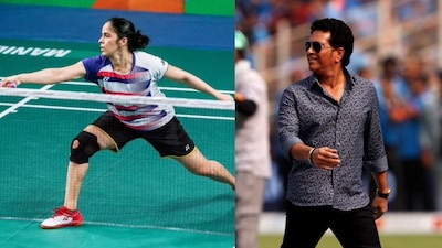 Saina Nehwal, Sachin Tendulkar.