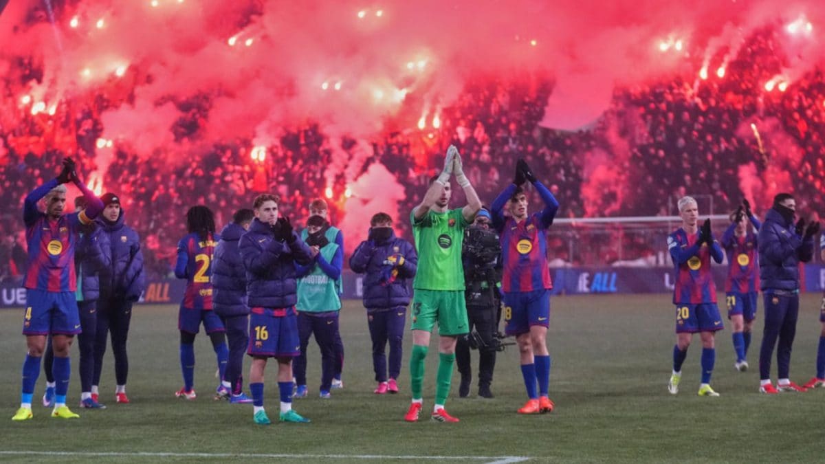 Fermin Lopez At The Double As Barca Rally To Sink Slavia In Prague