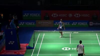 India Open 2026 Ro16 encounter between Prannoy and Loh had to be interrupted as bird droppings landed on the playing court.