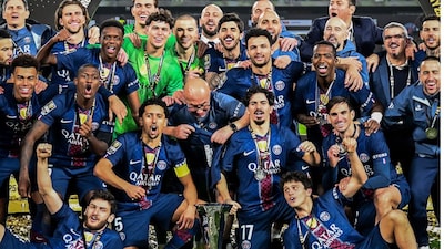 PSG beat Marseille in the Trophee des Champions. (X)