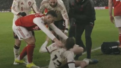 Gabriel Martinelli, Connor Bradley. (X) 