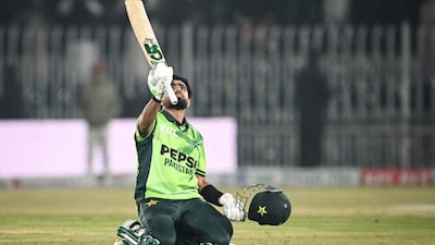 Babar Azam will play for Pakistan at the T20 World Cup (Picture credit: AFP)