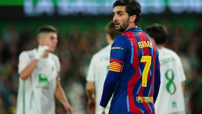 Ferran Torres scored in Barcelona's win over Racing Santander (Picture credit: AP)