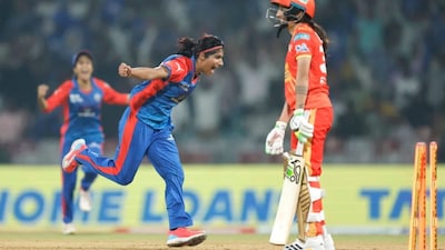 Nandani Sharma picked a five-wicket haul against the Gujarat Giants (Picture credit: BCCI)