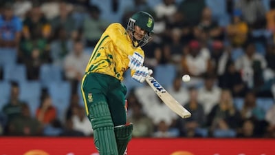 Quinton de Kock scored a match-winning hundred against West Indies (Picture credit: AFP)