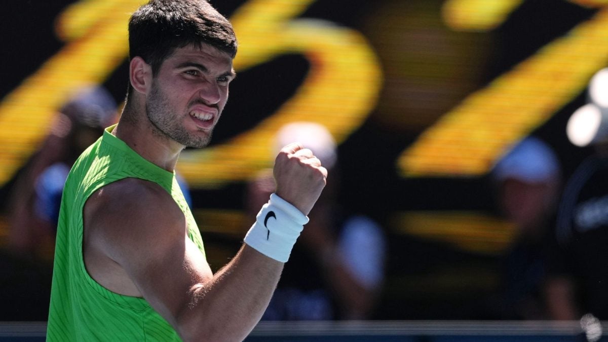 Carlos Alcaraz Cruises Past Milestone Match At Australian Open