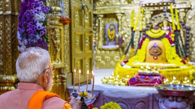 PM Narendra Modi will visit Gujarat on January 11 to join the Somnath Swabhiman Parv to mark 1,000 years since the first attack on the historic temple. (Image: PTI/File)