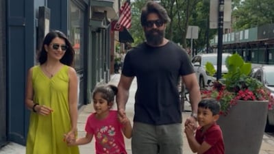 Yash and Radhika Pandit have been happily married for nine years now. (Photo Credit: Instagram)