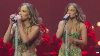 She took a playful dig at her critics during her Up All Night Live residency in Las Vegas. (Photo Credit: X)