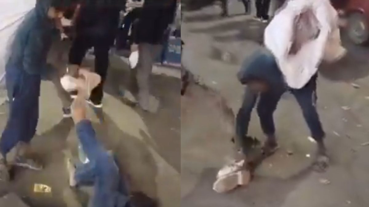 Garbage Collector Steals Shoes From Unconscious Man
