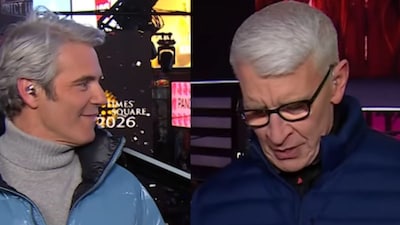 It happened during CNN’s New Year’s Eve Live broadcast. (Photo Credit: Instagram)