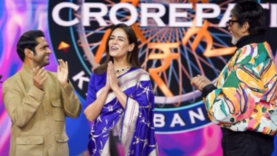 Mona Singh appeared with Vir Das on Kaun Banega Crorepati 17. (Photo Credit: Instagram)