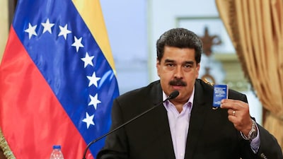 Venezuelan President Nicolás Maduro was captured by US forces. (Reuters)