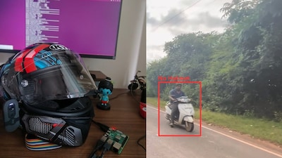 Using his AI-enabled helmet, the techie identifies traffic violations and reports them directly to the traffic police. 