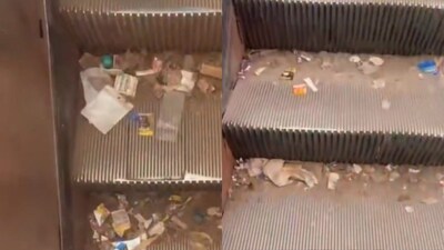 The individual questioned the basic civic sense of people using the area. (Photo Credit: X)