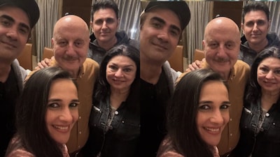 Tara Sharma reunites with Anupam Kher and Parvin Dabas. (Photo Credit: Instagram)