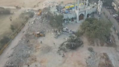 Screengrab of the Before-and-After Video of MCD Demolition