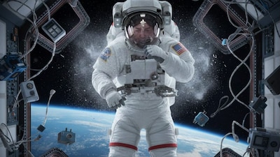 Most astronauts experience what is known as "space adaptation syndrome" during the initial days of a mission. (AI-Generated Image)